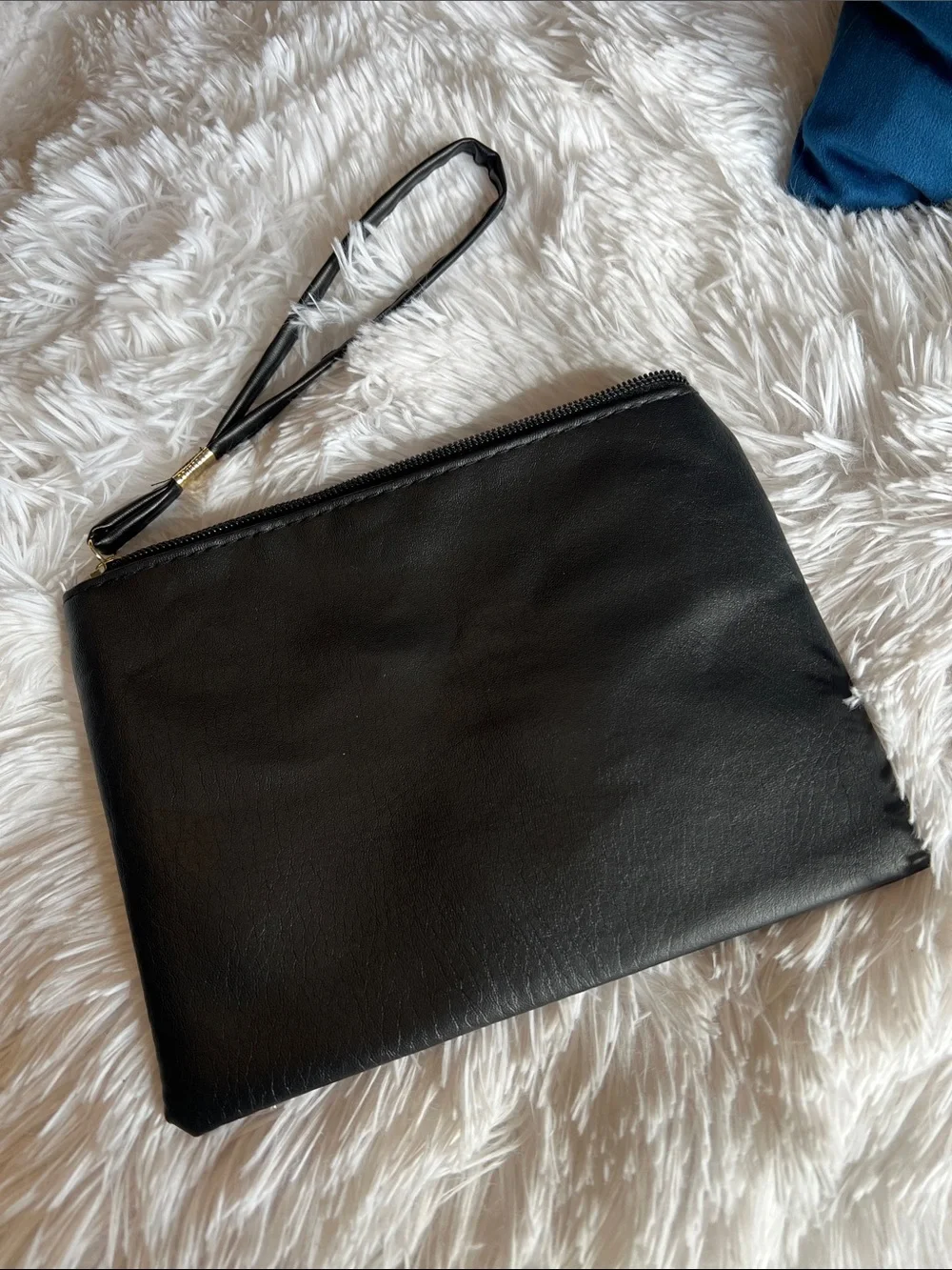 Embellished Bee Wristlet Clutch - Black and Gold